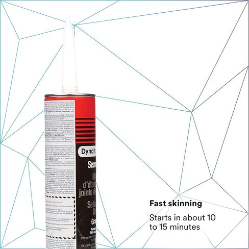 3M Dynatron Auto Seam Sealer Caulk، 550، لون رمادي، مرن بشكل دائم، سريع التنعيم، غير قابل للتلطيخ، غير مترهل، 12 أونصة in Kuwait