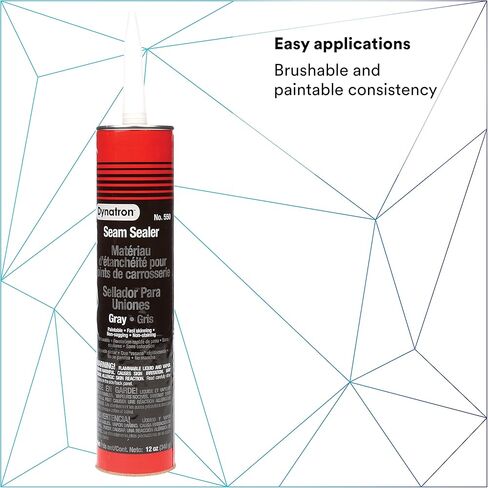 3M Dynatron Auto Seam Sealer Caulk، 550، لون رمادي، مرن بشكل دائم، سريع التنعيم، غير قابل للتلطيخ، غير مترهل، 12 أونصة in Kuwait