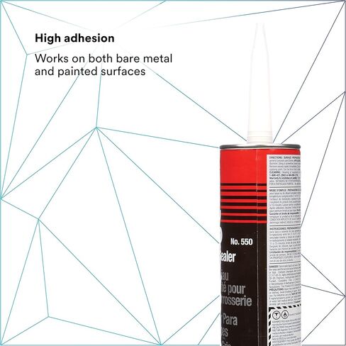 3M Dynatron Auto Seam Sealer Caulk، 550، لون رمادي، مرن بشكل دائم، سريع التنعيم، غير قابل للتلطيخ، غير مترهل، 12 أونصة in Kuwait