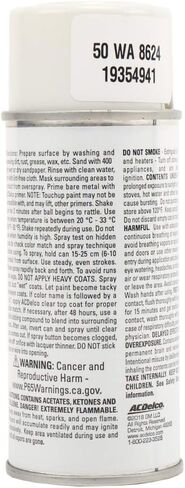 ACDelco GM Original Equipment 19354941 Summit White/Olympic White (WA8624) Touch-Up Paint - 5 oz Spray in Kuwait