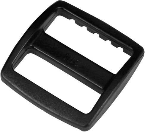 Black Plastic Wide Mouth Tri-Glide Slide – For Bag Straps, Rifle Slings, Dog Collars - 1 Inch, 1 Pack in Saudi Arabia