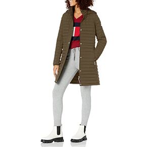 Tommy Hilfiger Women's Long Quilted Packable Jacket in Kuwait