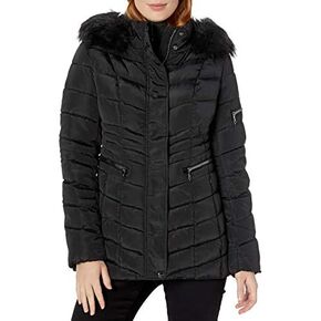 Nanette Lepore Women's Chevron Quilted Puffer Jacket in Kuwait