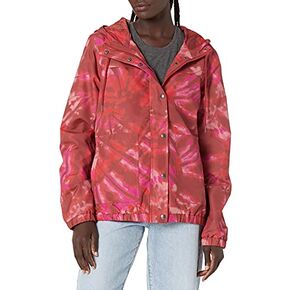 Volcom Women's Regular Enemy Stone Hooded Zip Front Windbreaker Jacket (Regular & Plus Size)