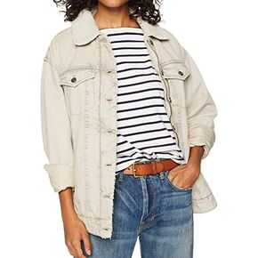 Levi's Women's Washed Cotton Sherpa Trucker Jacket (Standard & Plus Sizes) in Saudi Arabia