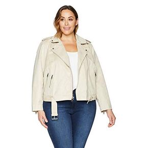 Levi's Women's Faux Suede Asymmetrical Belted Motorcycle Jackets (Standard & Plus Sizes) in Saudi Arabia