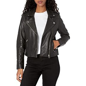 Lucky Brand Women's Classic Leather Moto Jacket in Saudi Arabia