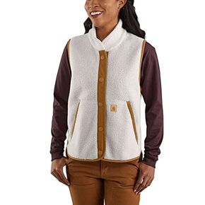 سترة Carhartt النسائية المريحة المصنوعة من الصوف ذات فتحة أمامية in Kuwait