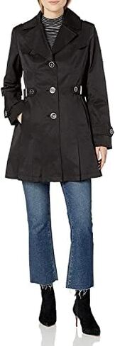Via Spiga Women's Single-Breasted Pleated Trench Coat in Kuwait