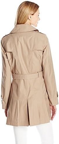 Via Spiga Women's Single-Breasted Pleated Trench Coat in Kuwait