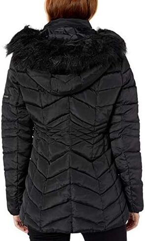 Nanette Lepore Women's Chevron Quilted Puffer Jacket in Kuwait