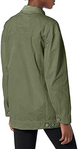 Levi's Women's Oversized Long Cotton Trucker Jacket (Standard and Plus Sizes) in Saudi Arabia