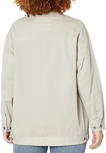 Levi's Women's Oversized Long Cotton Trucker Jacket (Standard and Plus Sizes) in Saudi Arabia