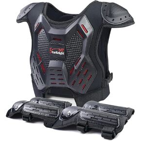 Kids Dirt Bike Gear - StarknightMT Youth Motorcycle Riding Protective Gear Motocross Armor Suit Chest Protector for Boys Girls Mountain Biking Cycling