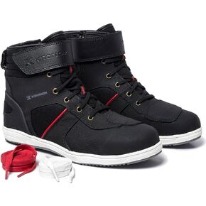 KRONOX Motorcycle Sneakers for Men - Protected Riding Shoes Gear for Street Bike