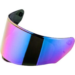 LS2 Assault/Rapid/Stream Pinlock Ready Outer Face Shield Street Motorcycle Helmet Accessories - Rainbow Iridium/One Size in Saudi Arabia