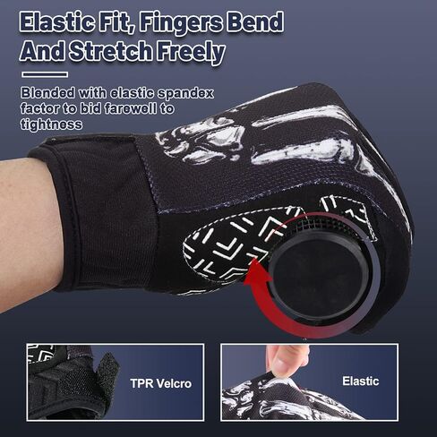 RIGWARL Touchscreen Non-Slip Skeleton Motorcycle Gloves for Men and Women, Joker Gloves for Cycling, Dirt Bike, Mountain Bike and Riding in Saudi Arabia