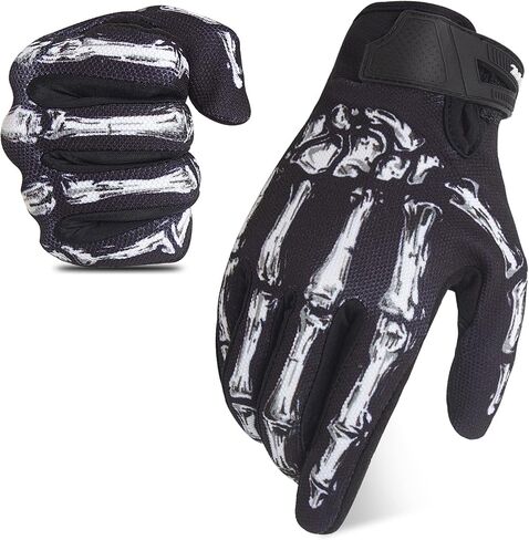 RIGWARL Touchscreen Non-Slip Skeleton Motorcycle Gloves for Men and Women, Joker Gloves for Cycling, Dirt Bike, Mountain Bike and Riding in Saudi Arabia