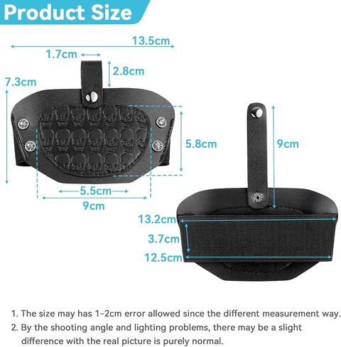 YHTIMIOX Motorcycle Boot Shift Protector 1Pcs 3D Skull Leather Shifter An-tiskid Riding Shoe Protective Pad Suitable for All Kinds of Boots Shoes in Saudi Arabia
