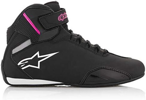 Alpinestars Women's Sektor Shoes (7) (BLACK/FUCHSIA) in Saudi Arabia