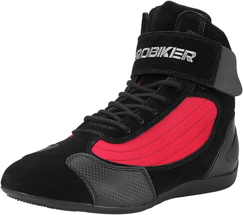 HEROBIKER Motorcycle Combat Boots Racing Hiking Outdoor Work Mid Ankle Shoes for Men in Saudi Arabia