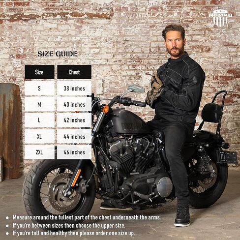 سترة Nomad للدراجات النارية للرجال Ironside Summer Mesh قابلة للتنفس ومدرعة للحماية من الصدمات Cruiser Sportsbike Enduro. in Kuwait