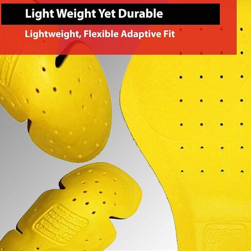 4-PC Triple Density CE Removable Armor | Motorcycle Street Biker Jackets | 4 PC Universal Size Yellow in Saudi Arabia