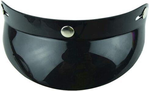 VCOROS Helmet Peak Shield Open Face Retro Motorcycle Helmet Sun Shade Protector Black Shield in Saudi Arabia