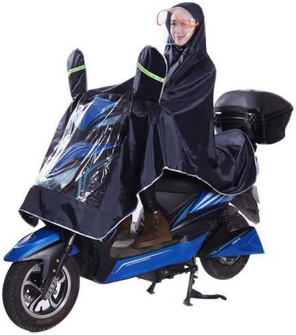 Unisex Adult Poncho Waterproof Rain Poncho Outdoors Bike Ebike Motorcycle Scooter Cycling Jacket Raincoat Cape Rain Cover in Kuwait