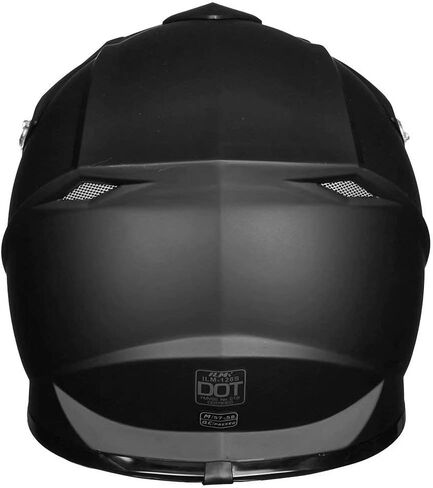 ILM Youth & Kids Dirt Bike Helmets Motocross ATV Dirtbike BMX MX Offroad Full Face Motorcycle Helmet, DOT Approved Model 128YS (Blue Black, Youth-Small) in Saudi Arabia