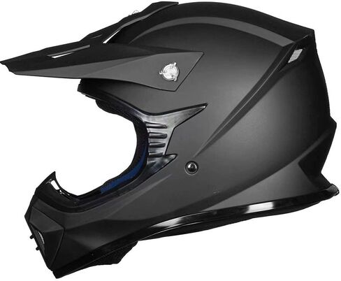 ILM Youth & Kids Dirt Bike Helmets Motocross ATV Dirtbike BMX MX Offroad Full Face Motorcycle Helmet, DOT Approved Model 128YS (Blue Black, Youth-Small) in Saudi Arabia