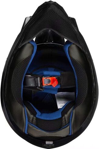 ILM Youth & Kids Dirt Bike Helmets Motocross ATV Dirtbike BMX MX Offroad Full Face Motorcycle Helmet, DOT Approved Model 128YS (Blue Black, Youth-Small) in Saudi Arabia