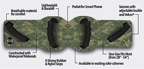Grip-n-Ride Solid unisex-adult Passenger Safety Belt (Black,Standard: 28" to 54") in Saudi Arabia