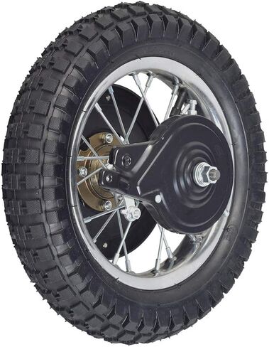AlveyTech Rear Wheel Assembly - Replacement Kit for the Razor MX350 (V23+) and MX400 (V19+) Mini E-Bike, Electric/Gas Scooter Wheels, Dirt Bikes, Folding Scooters, Tube & Tire with Accessories 1-Pack in Kuwait