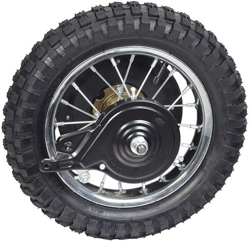 AlveyTech Rear Wheel Assembly - Replacement Kit for the Razor MX350 (V23+) and MX400 (V19+) Mini E-Bike, Electric/Gas Scooter Wheels, Dirt Bikes, Folding Scooters, Tube & Tire with Accessories 1-Pack in Kuwait