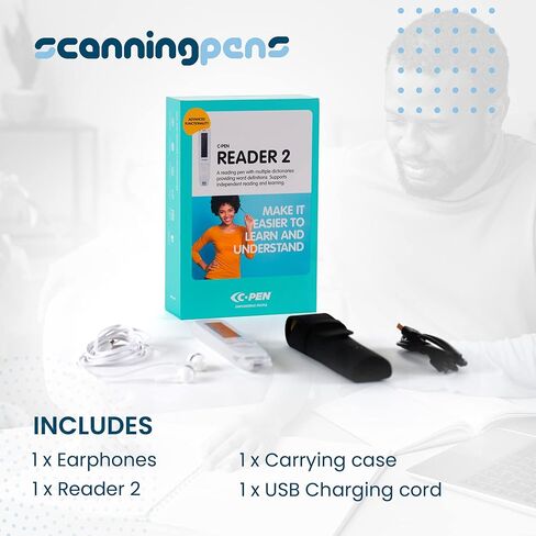 C Pen Text to Speech Reader Pen 2 - OCR Scanning Device for Reading, Literacy & Learning | Assistive Tool for Dyslexia & Learning Differences | Tests, Meetings, Study | Windows & Mac in Kuwait