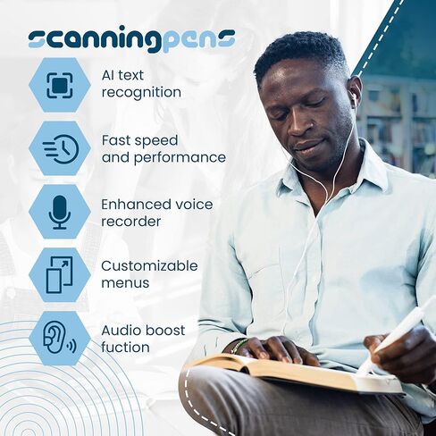 C Pen Text to Speech Reader Pen 2 - OCR Scanning Device for Reading, Literacy & Learning | Assistive Tool for Dyslexia & Learning Differences | Tests, Meetings, Study | Windows & Mac in Kuwait