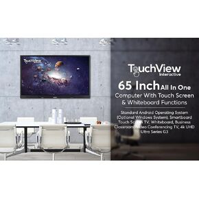 سبورة بيضاء ذكية مقاس 65 بوصة للفصل الدراسي - TouchView التفاعلية - الأعمال - السبورة البيضاء الإلكترونية - السبورة الذكية - السبورة البيضاء الرقمية - اللوحة التفاعلية in Kuwait