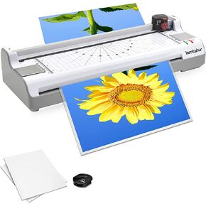 Thermal Laminator Machine 11X17, 13inch Laminating Machine for A3/A4, Hot&Cold Lamination Machine with 20pcs Laminating Sheets for Office Home School Teacher Use,Paper Trimmer, Corner Rounder in Saudi Arabia