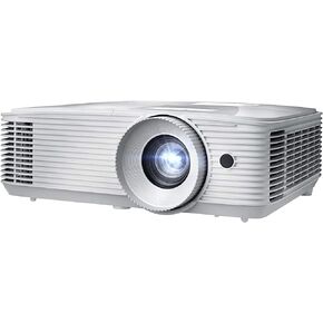 جهاز عرض Optoma EH412x الاحترافي بدقة 1080 بكسل بقوة 4500 لومن للاستخدام النهاري في الاجتماعات والتدريب والفصول الدراسية وعمر المصباح 15000 ساعة ومدخل مدمج بدقة 4K HDR