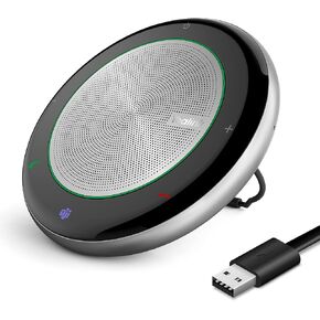 Yealink مكبر صوت بلوتوث مؤتمر ميكروفون فرق معتمد CP700 USB كامل مزدوج الحد من الضوضاء خوارزمية المنزل والمكتب 360 درجة لاقط الصوت