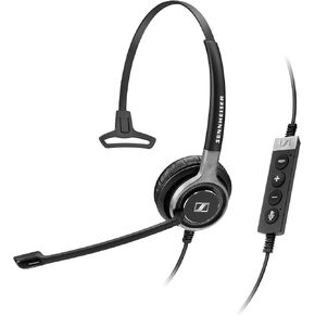 Sennheiser SC 630 USB ML (504552) - سماعة رأس للأعمال أحادية الجانب | لسكايب للأعمال | مع صوت عالي الدقة وميكروفون فائق إلغاء الضوضاء وموصل USB (أسود) in Kuwait