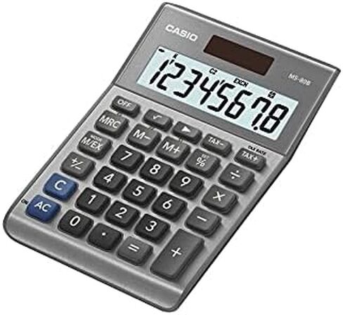 Casio MS-80B Standard Function Desktop Calculator,Black 147D×103W×28.8H mm in Saudi Arabia