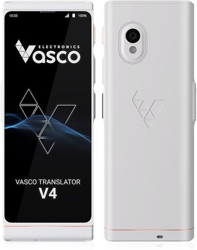 Vasco V4 Language Translator Device | 108 Languages | Free Lifetime Internet in Almost 200 Countries | Black Onyx in Saudi Arabia