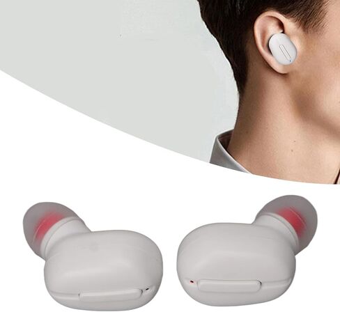 Voice Translator Earbuds Support 84 Languages Language Translator BT5.0 Noise Reduction Voice Translator Device Waterproof with Speaker Office Music Listening (Black) in Saudi Arabia