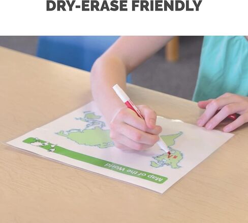 فيلوز اكياس تغليف حرارية، اوراق مقاس 3 مل، 9 × 11.5، عبوة من 200 قطعة، شفافة (5743401) in Kuwait