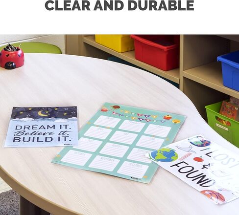 فيلوز اكياس تغليف حرارية، اوراق مقاس 3 مل، 9 × 11.5، عبوة من 200 قطعة، شفافة (5743401) in Kuwait