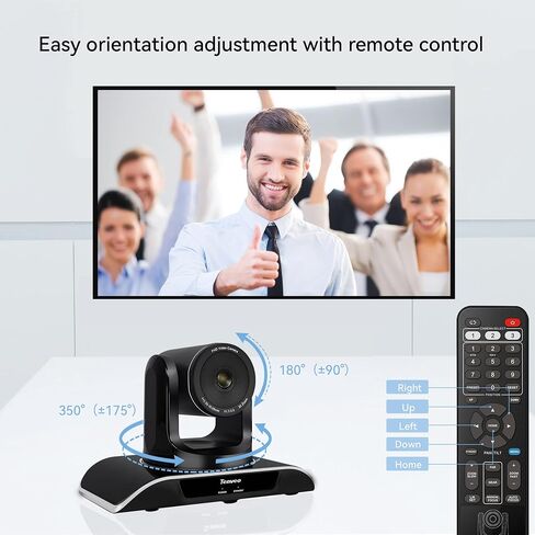 كاميرا Tenveo 3X PTZ كاميرا غرفة الاجتماعات 3X زووم بصري + مكبر صوت USB لتكبير Skype (VHD3U-M3) in Kuwait