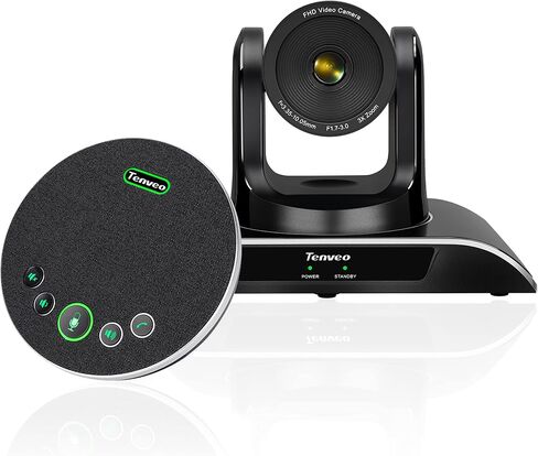 كاميرا Tenveo 3X PTZ كاميرا غرفة الاجتماعات 3X زووم بصري + مكبر صوت USB لتكبير Skype (VHD3U-M3) in Kuwait