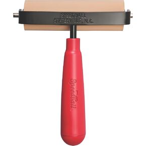 Speedball 4126 Deluxe Soft Rubber Brayer - 40/42 Durometer Roller with Heavy Duty Steel Frame - 4 Inches in Saudi Arabia